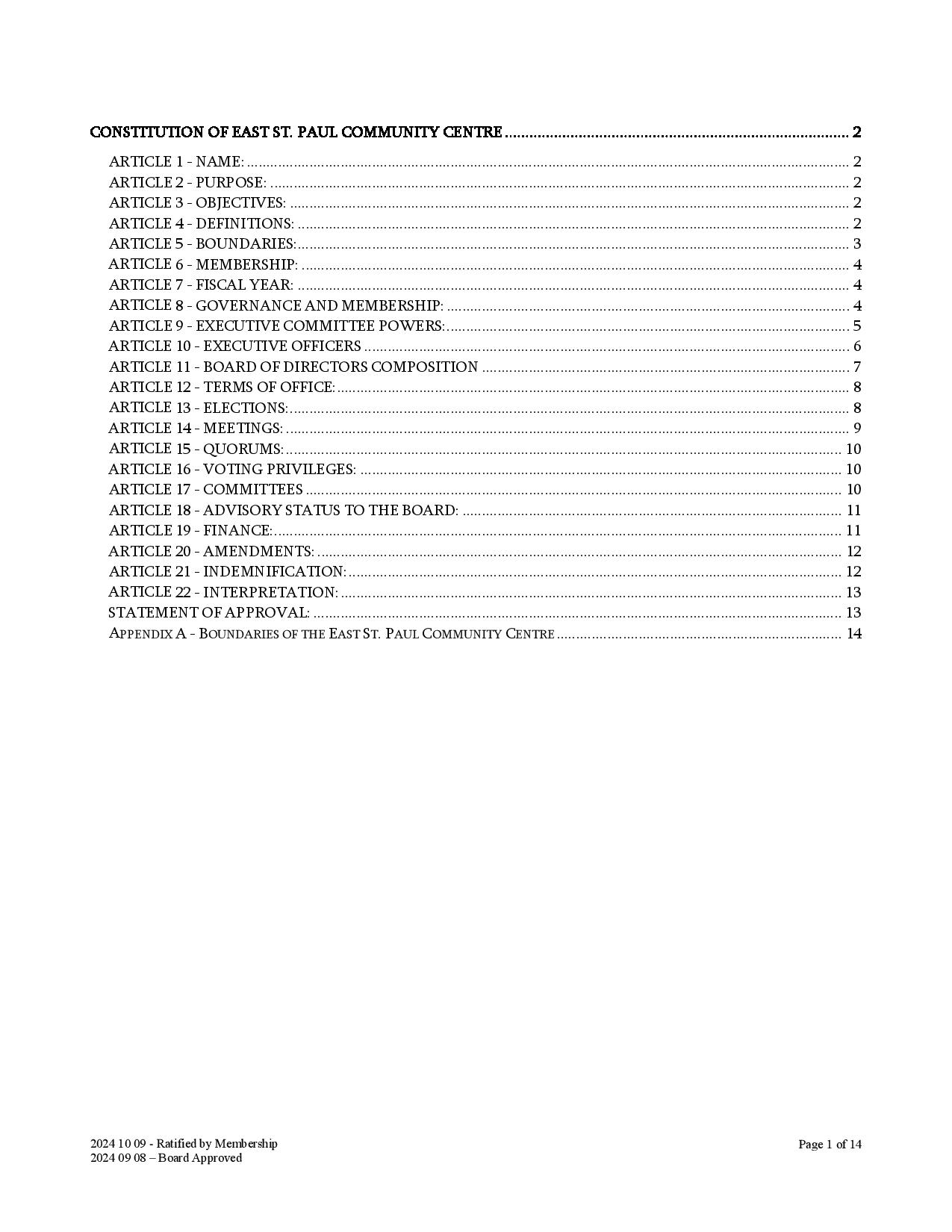 East St Paul Community Centre Website by RAMP InterActive